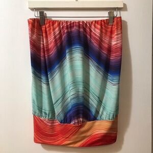 Veronica M strapless top size small